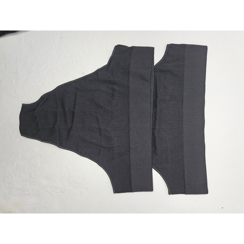 Skims Ribbed Thong Onyx Black High Waisted Panties Size 4x-5x